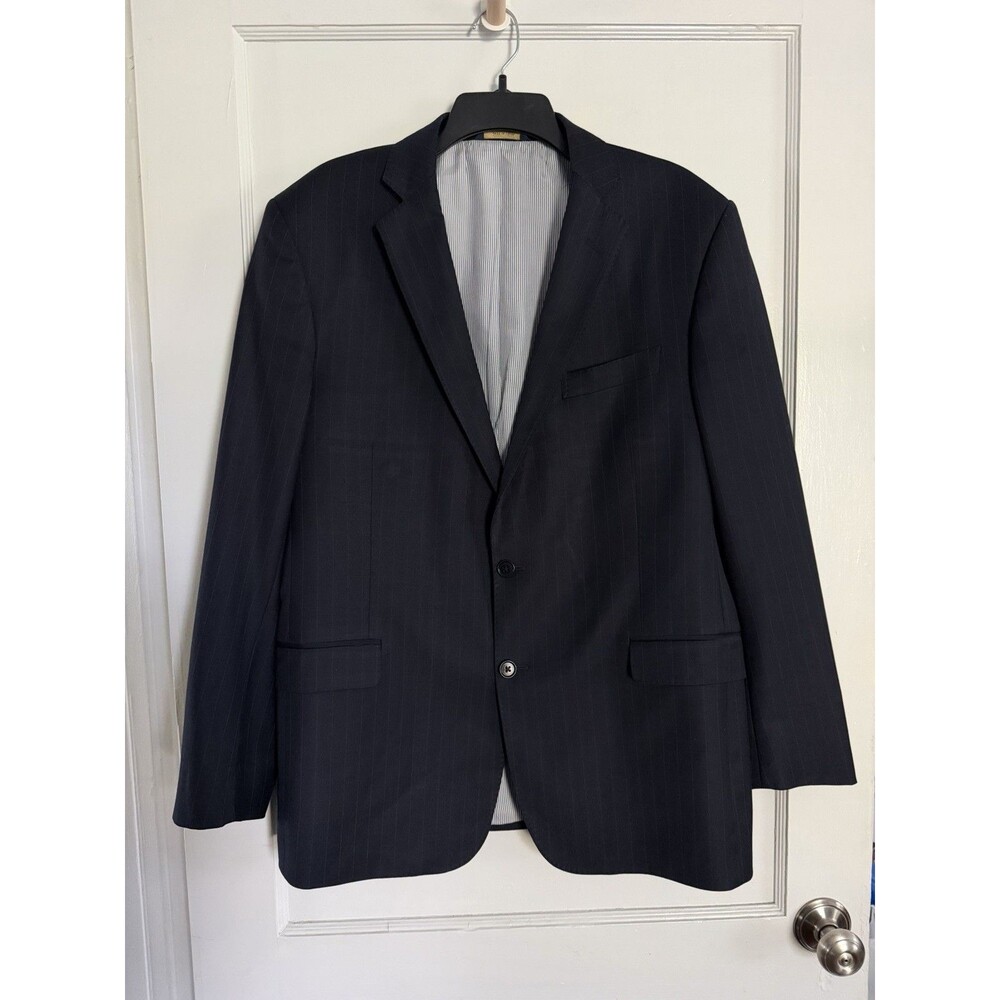 Brooks Brothers Explorer Regent Fit 2PC Suit 43R W35 Striped Wool 30” Inseam
